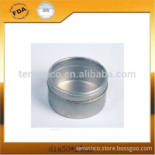 Small Round Watch Tin Box With PVC Window/Empty Tin Cans Wholesale